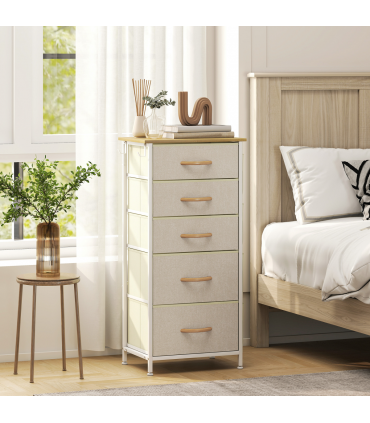 Wood Storage Chest of Drawers