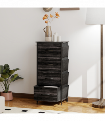 Wood Storage Chest of Drawers