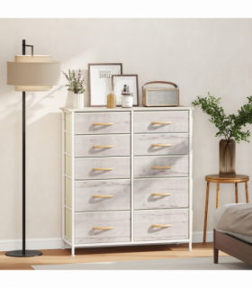 Wood Storage Chest of Drawers