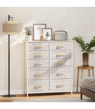 Wood Storage Chest of Drawers