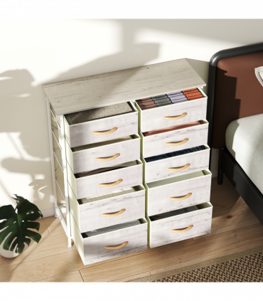 Wood Storage Chest of Drawers