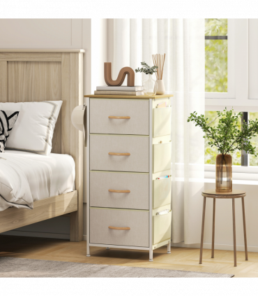 Wood Storage Chest of Drawers