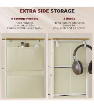 Wood Storage Chest of Drawers