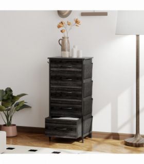 Wood Storage Chest of Drawers