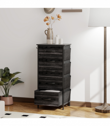 Wood Storage Chest of Drawers