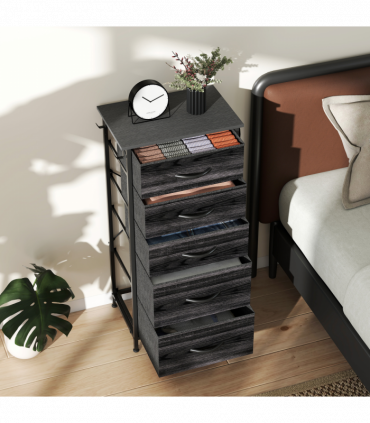 Wood Storage Chest of Drawers