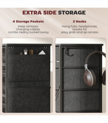 Wood Storage Chest of Drawers