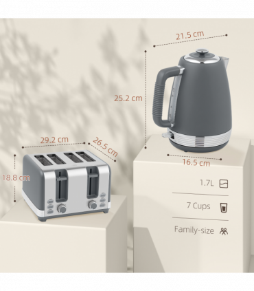 Kettle and Toaster Set