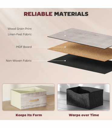 Wood Storage Chest of Drawers