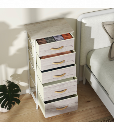 Wood Storage Chest of Drawers