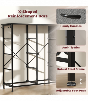 Wood Storage Chest of Drawers