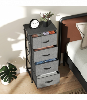 Wood Storage Chest of Drawers