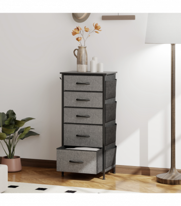 Wood Storage Chest of Drawers