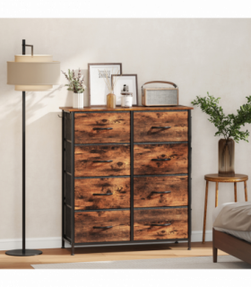 Wood Storage Chest of Drawers