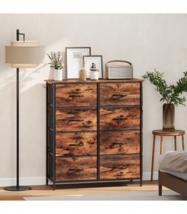 Wood Storage Chest of Drawers