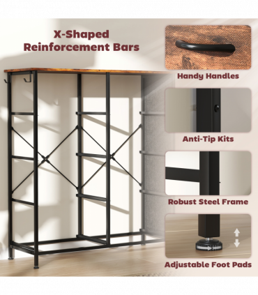 Wood Storage Chest of Drawers