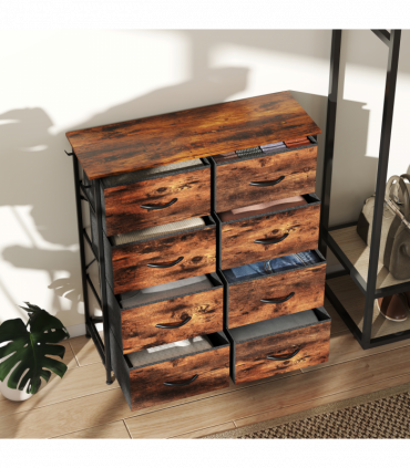 Wood Storage Chest of Drawers