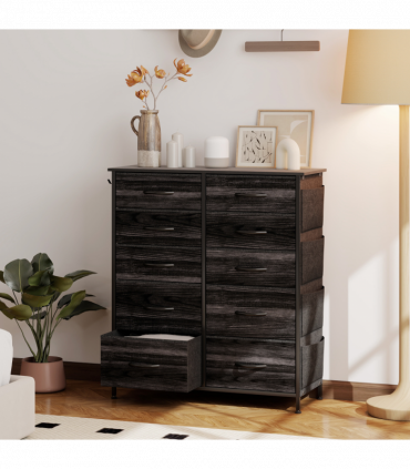 Wood Storage Chest of Drawers