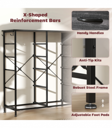 Wood Storage Chest of Drawers