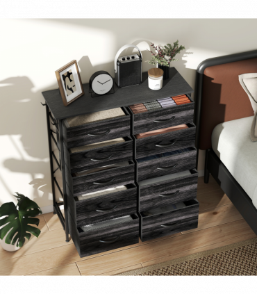 Wood Storage Chest of Drawers