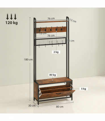 Hall Tree/Entryway Bench