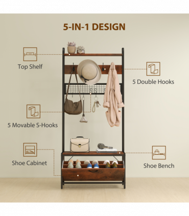 Hall Tree/Entryway Bench