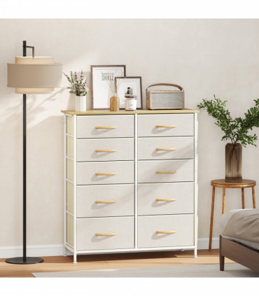 Wood Storage Chest of Drawers