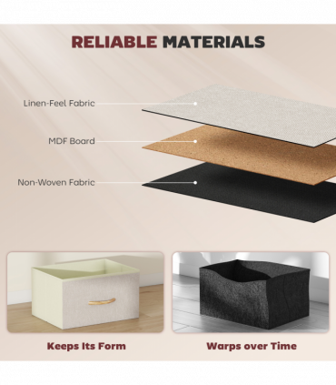 Wood Storage Chest of Drawers