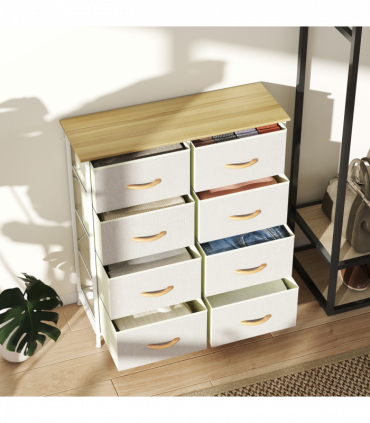 Wood Storage Chest of Drawers