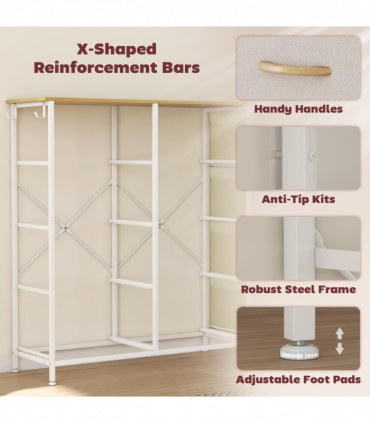 Wood Storage Chest of Drawers