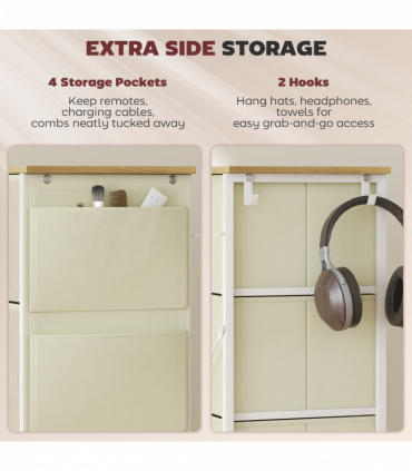 Wood Storage Chest of Drawers