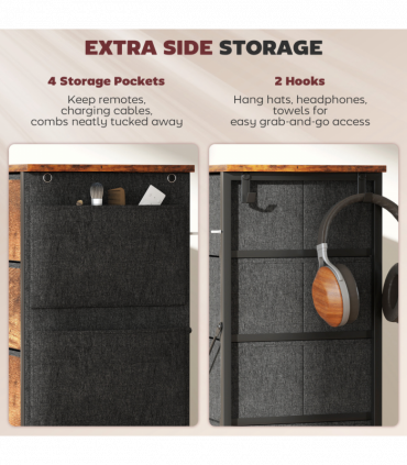 Wood Storage Chest of Drawers