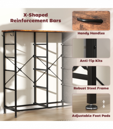 Wood Storage Chest of Drawers