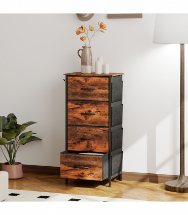 Wood Storage Chest of Drawers