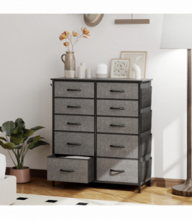 Wood Storage Chest of Drawers