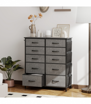 Wood Storage Chest of Drawers