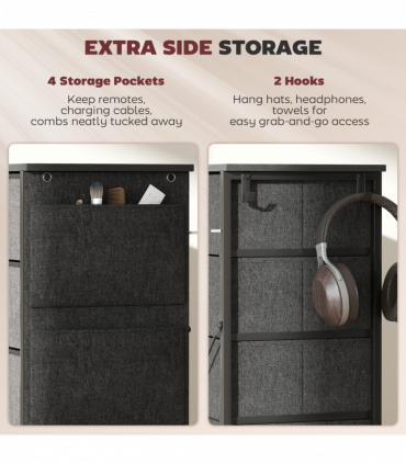 Wood Storage Chest of Drawers