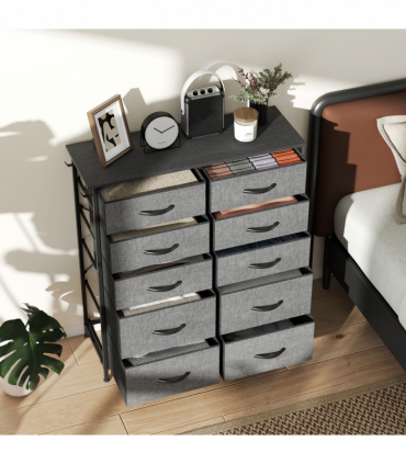 Wood Storage Chest of Drawers