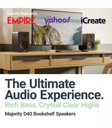 MAJORITY D40 BOOKSHELF SPEAKERS