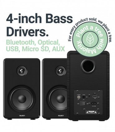 MAJORITY D40 BOOKSHELF SPEAKERS