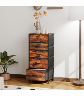 Wood Storage Chest of Drawers