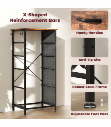 Wood Storage Chest of Drawers