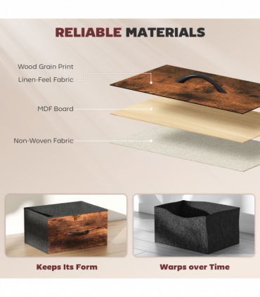 Wood Storage Chest of Drawers