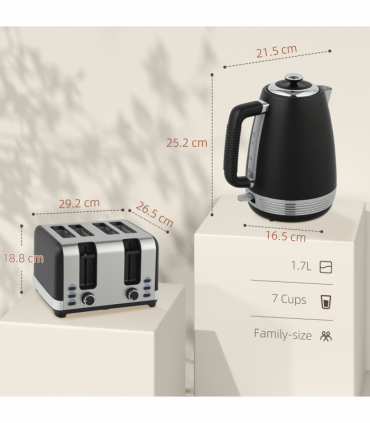 Kettle and Toaster Set