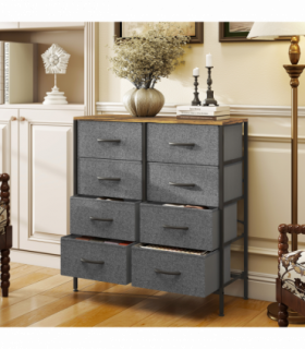 Wood Storage Chest of Drawers
