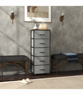 Wood Storage Chest of Drawers