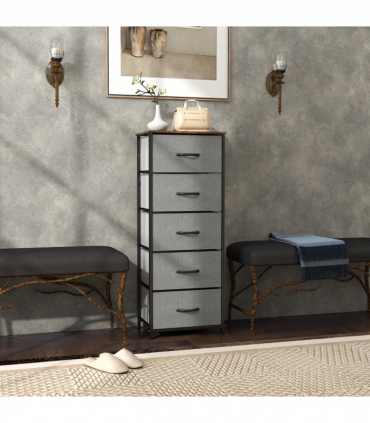 Wood Storage Chest of Drawers