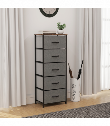 Wood Storage Chest of Drawers