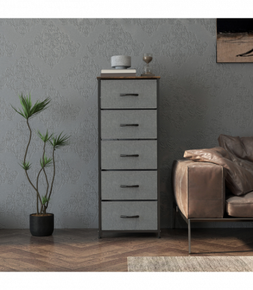 Wood Storage Chest of Drawers
