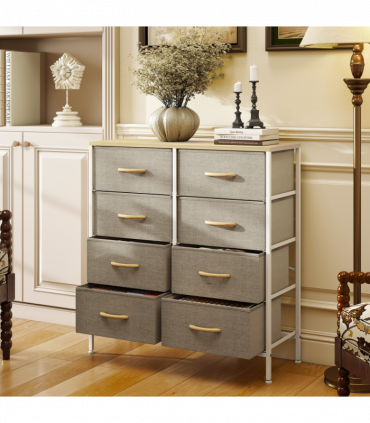 Wood Storage Chest of Drawers